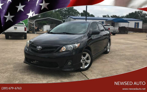 2013 Toyota Corolla for sale at NEWSED AUTO INC in Houston TX