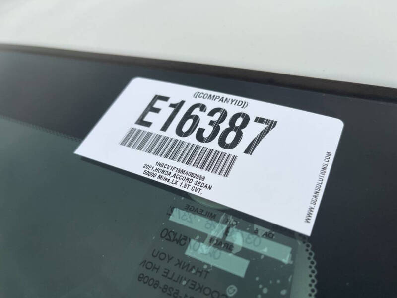 2021 Honda Accord LX