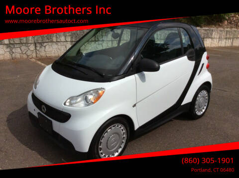 2013 Smart fortwo for sale at Moore Brothers Inc in Portland CT