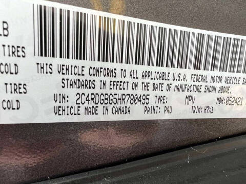 2017 Dodge Grand Caravan SE