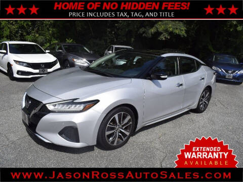 2020 Nissan Maxima for sale at Jason Ross Auto Sales in Burlington NC