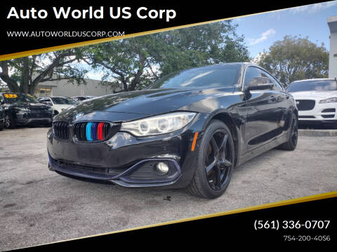 2017 BMW 4 Series for sale at Auto World US Corp in Plantation FL