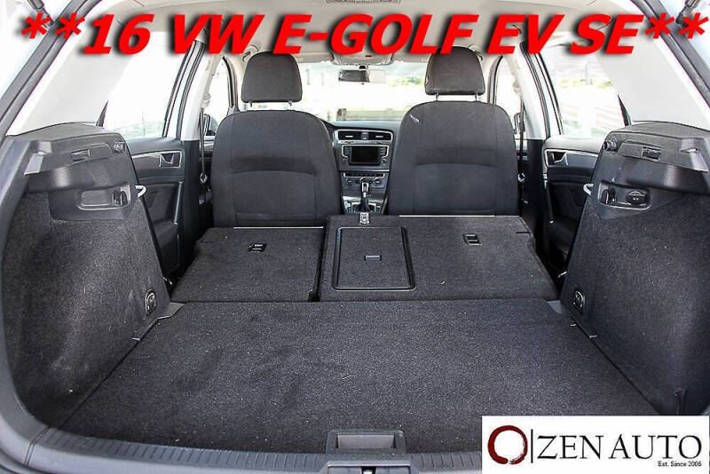 2016 Volkswagen e-Golf SE