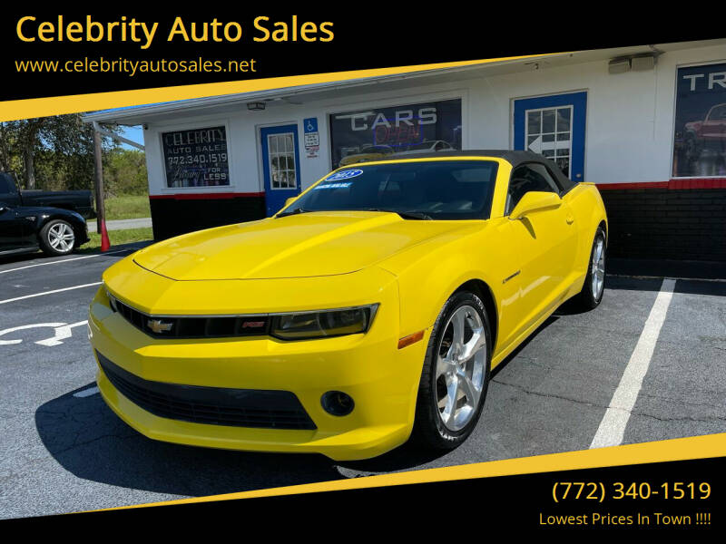 2015 Chevrolet Camaro for sale at Celebrity Auto Sales in Fort Pierce FL