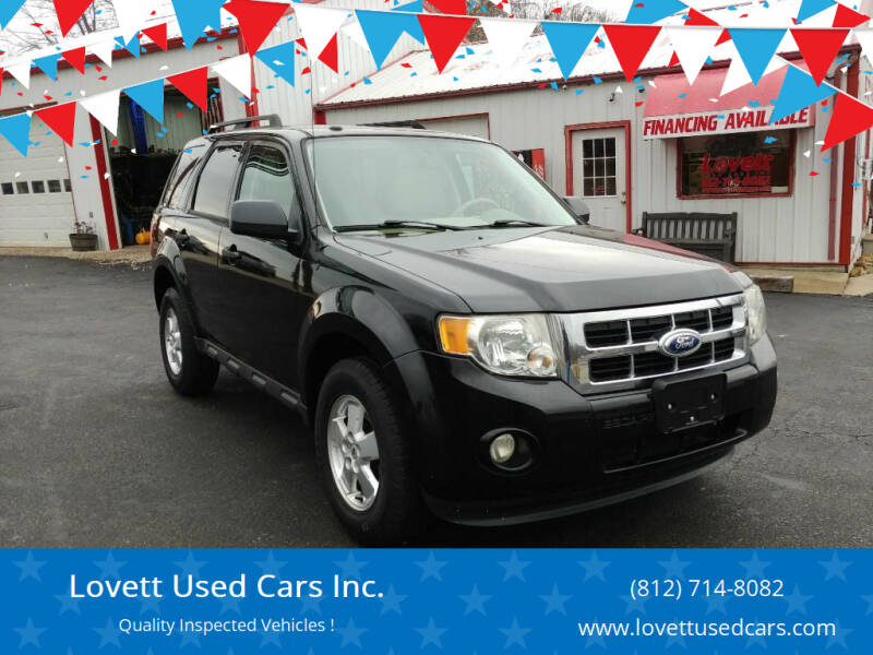 2012 Ford Escape for sale at Lovett Used Cars Inc. in Spencer IN