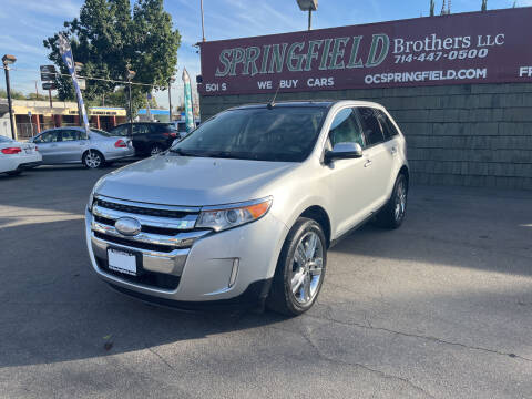 2012 Ford Edge for sale at SPRINGFIELD BROTHERS LLC in Fullerton CA