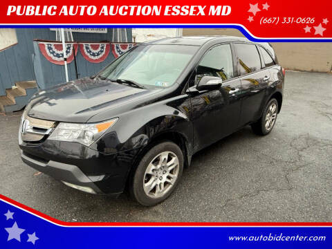 2007 Acura MDX for sale at PUBLIC AUTO AUCTION ESSEX MD in Essex MD