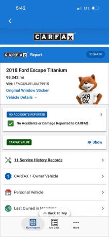 2018 Ford Escape Titanium