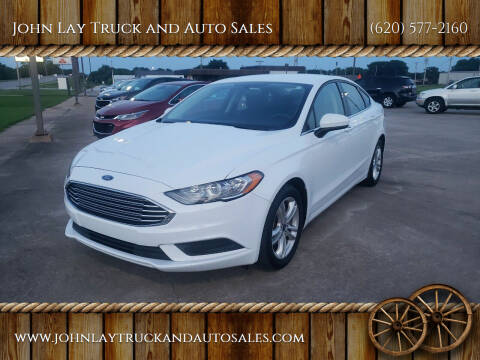 2018 Ford Fusion for sale at John Lay Truck and Auto Sales in Independence KS