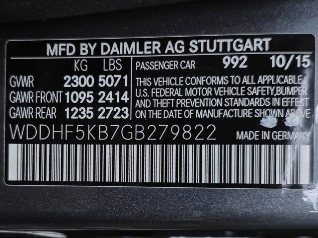 2016 Mercedes-Benz E-Class E 350