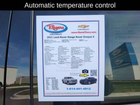 2021 Land Rover Range Rover Evoque S