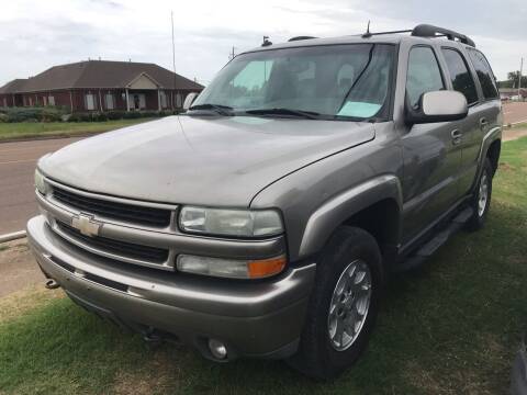 2003 Chevrolet Tahoe for sale at Sartins Auto Sales in Dyersburg TN
