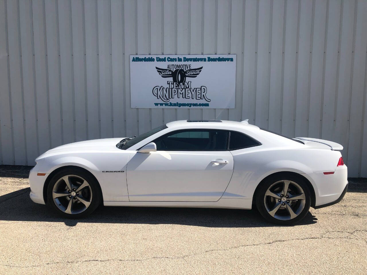 White 2014 Chevrolet Camaro LT LT 2dr Coupe w/2LT 2
