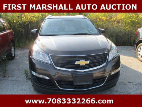 2016 Chevrolet Traverse for sale at First Marshall Auto Auction in Harvey IL