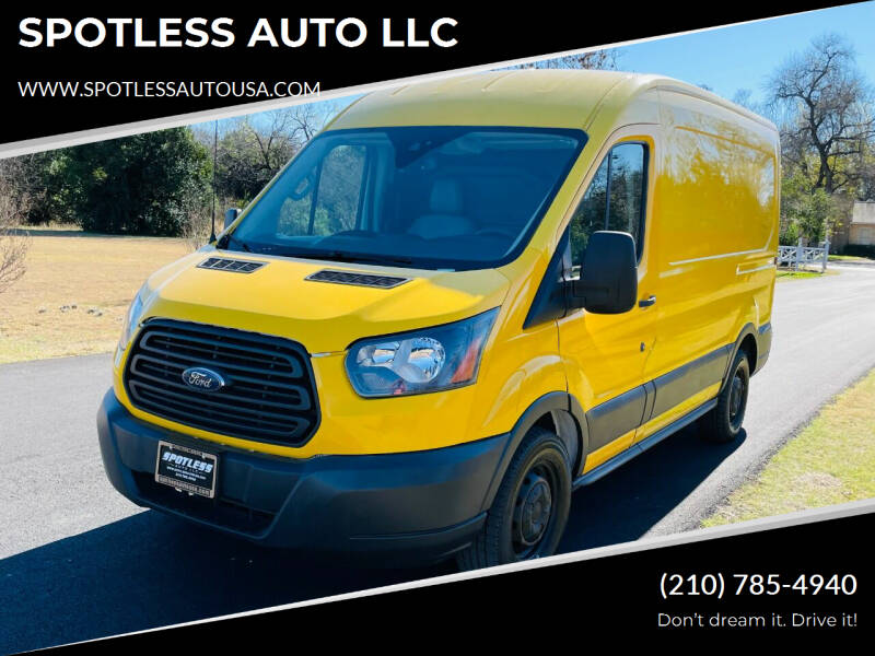 2018 Ford Transit Cargo for sale at SPOTLESS AUTO LLC in San Antonio TX