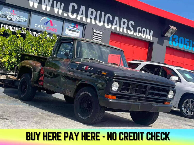 1971 Ford F-100 for sale at CARUCARS LLC in Miami FL