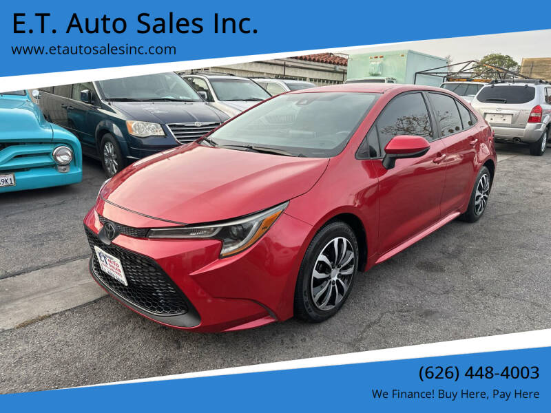 2020 Toyota Corolla for sale at E.T. Auto Sales Inc. in El Monte CA