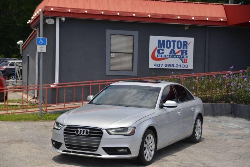 2013 Audi A4 for sale at Motor Car Concepts II - Kirkman Location in Orlando FL