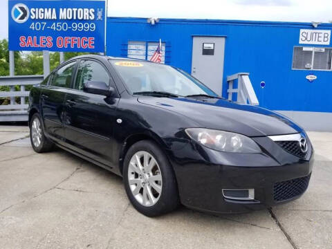 2008 Mazda MAZDA3 for sale at SIGMA MOTORS USA in Orlando FL