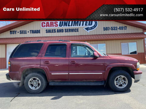 2004 Chevrolet Tahoe for sale at Cars Unlimited in Marshall MN