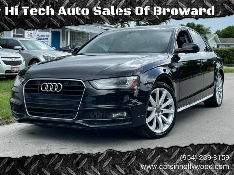 2014 Audi A4 for sale at Hi Tech Auto Sales Of Broward in Hollywood FL