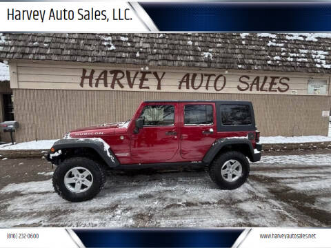 2012 Jeep Wrangler Unlimited for sale at Harvey Auto Sales, LLC. in Flint MI