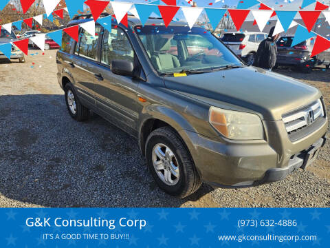 2007 Honda Pilot for sale at G&K Consulting Corp in Fair Lawn NJ