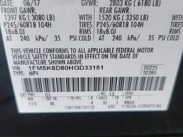 2017 Ford Explorer XLT