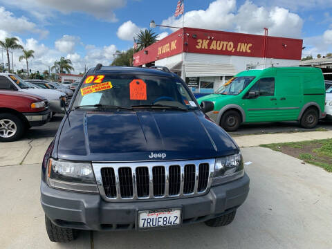 2002 Jeep Grand Cherokee for sale at 3K Auto in Escondido CA