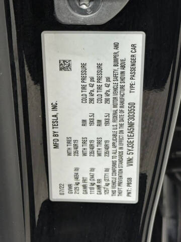 2022 Tesla Model 3