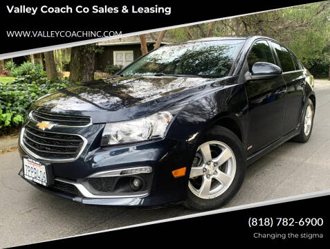 2016 Chevrolet Cruze Limited for sale at Valley Coach Co Sales & Leasing in Van Nuys CA