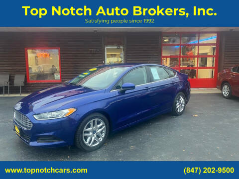 2015 Ford Fusion for sale at Top Notch Auto Brokers, Inc. in McHenry IL