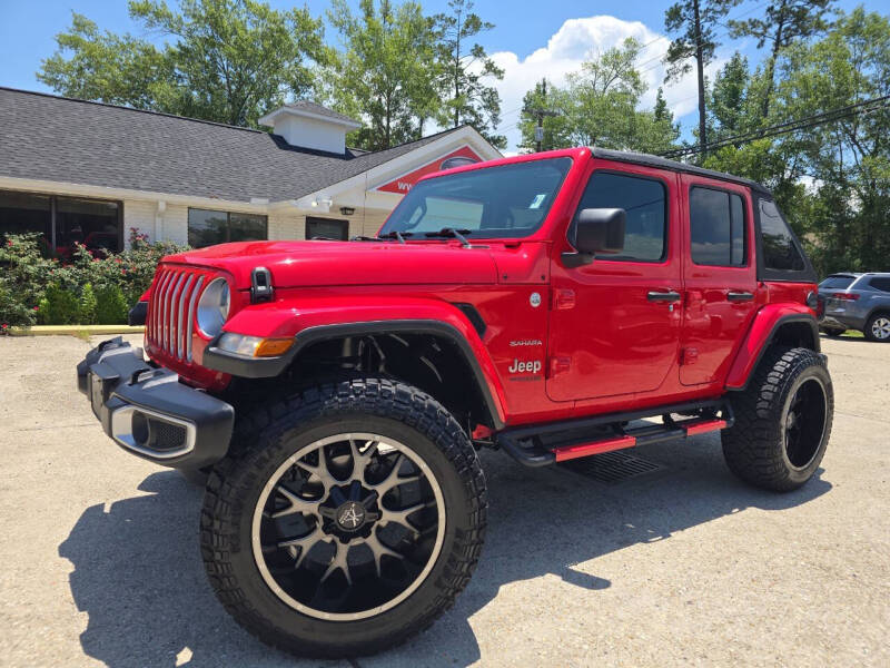 Used 2019 Jeep Wrangler Unlimited Sahara with VIN 1C4HJXEN0KW515173 for sale in Natchez, MS