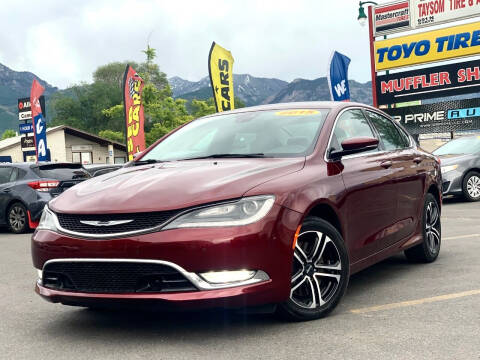 2015 Chrysler 200 for sale at SR Prime Auto LLC in Orem UT