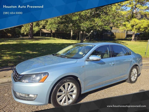2013 Volkswagen Passat for sale at Houston Auto Preowned in Houston TX