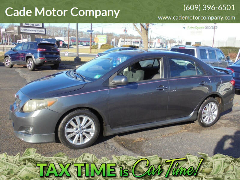 2009 Toyota Corolla for sale at Cade Motor Company in Lawrenceville NJ