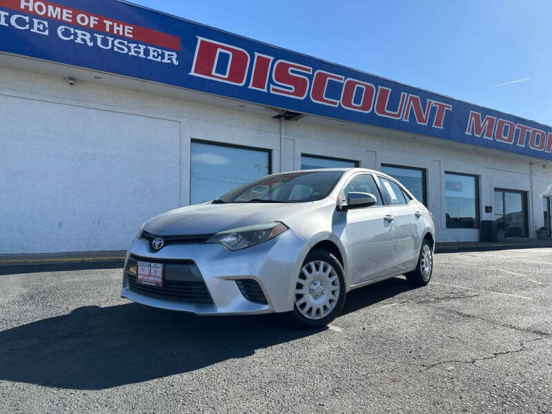 2015 Toyota Corolla for sale at Discount Motors in Pueblo CO