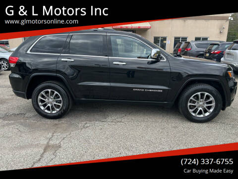 2015 Jeep Grand Cherokee for sale at G & L Motors Inc in New Kensington PA
