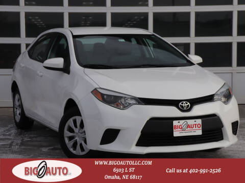 2016 Toyota Corolla for sale at Big O Auto LLC in Omaha NE