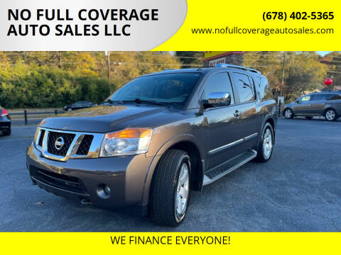 2014 Nissan Armada for sale at NO FULL COVERAGE AUTO SALES LLC in Austell GA