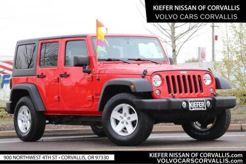 2018 Jeep Wrangler JK Unlimited for sale at Kiefer Nissan Used Cars of Albany in Albany OR