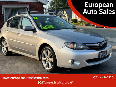 2011 Subaru Impreza for sale at European Auto Sales in Whitman MA