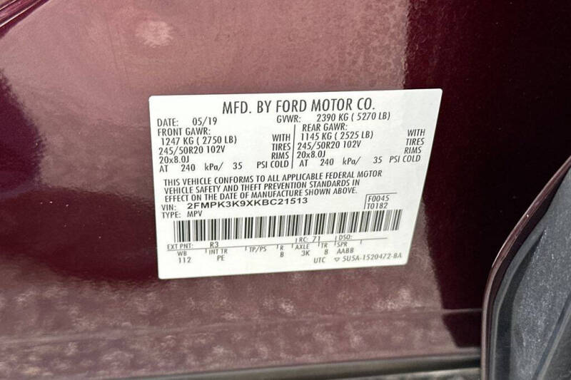 2019 Ford Edge Titanium