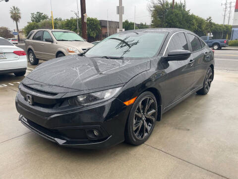 2021 Honda Civic for sale at AS LOW PRICE INC. in Van Nuys CA