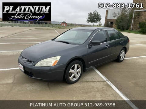 2005 Honda Accord for sale at Platinum Auto Group in Hutto TX