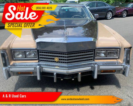 1978 Cadillac Eldorado Biarritz for sale at A & R Used Cars in Clayton NJ