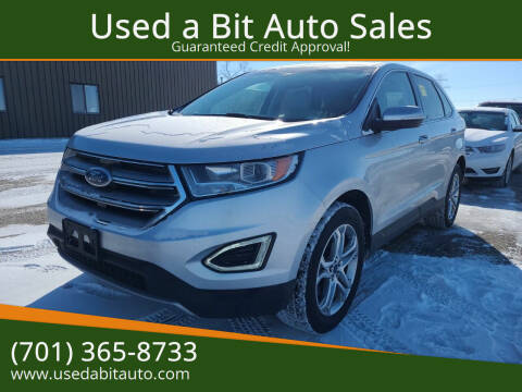 2016 Ford Edge for sale at Used a Bit Auto Sales in Fargo ND