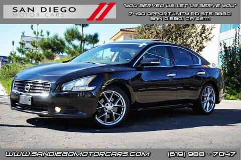 2011 Nissan Maxima for sale at San Diego Motor Cars LLC in Spring Valley CA