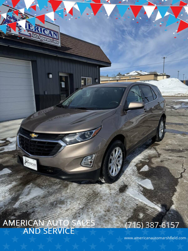 2019 Chevrolet Equinox for sale at AMERICAN AUTO SALES AND SERVICE in Marshfield WI
