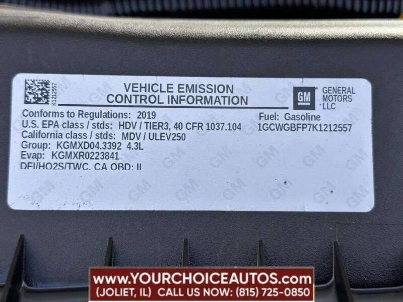 2019 Chevrolet Express 2500